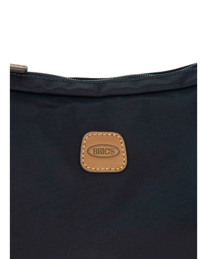Bric's - Borsa a tracolla mezzaluna piccola in tessuto