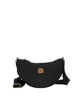  Bric's - Borsa a Tracolla Mezzaluna piccola in Nylon X-Bag