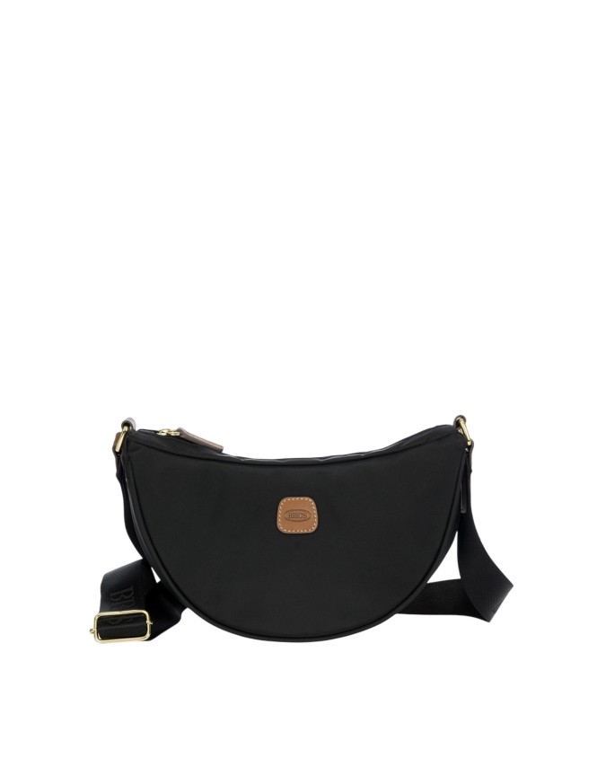 Bric's - Small Half-Moon Nylon X-Bag Crossbody Bag