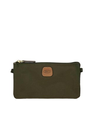 Bric's - Borsa a tracolla piccola a 3 tasche in tessuto