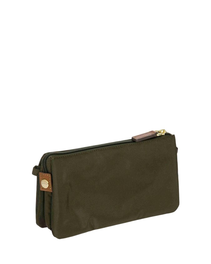 Bric's - Borsa a tracolla piccola a 3 tasche in tessuto