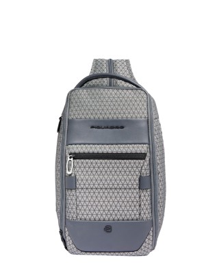 Piquadro - Men's Single-Shoulder Backpack Made from...