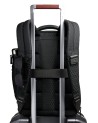 Piquadro - Modularer Reiserucksack aus Leder und Stoff mit Fach für einen 14-Zoll-Laptop