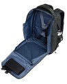 Piquadro - Modularer Reiserucksack aus Leder und Stoff mit Fach für einen 14-Zoll-Laptop