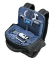 Piquadro - Modular Leather and Fabric Travel Backpack with 14" Laptop Compartment