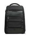 Piquadro - Modular Leather and Fabric Travel Backpack with 14" Laptop Compartment