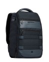 Piquadro - Modularer Reiserucksack aus Leder und Stoff mit Fach für einen 14-Zoll-Laptop