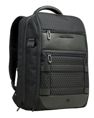  Piquadro - Zaino da Viaggio Modulare 2 in 1 in Pelle e Tessuto 2
