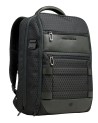 Piquadro - 2-in-1 Modular Travel Backpack in Leather and Fabric, Fits a 15.6" Laptop