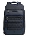 Piquadro - Modularer 2-in-1-Reiserucksack aus Leder und Stoff mit Fach für einen 15,6-Zoll-Laptop