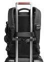 Piquadro - 2-in-1 Modular Travel Backpack in Leather and Fabric, Fits a 15.6" Laptop