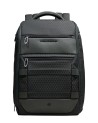 Piquadro - Modular Leather and Fabric Travel Backpack with 15.6" Laptop Compartment