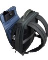Piquadro - Modular Leather and Fabric Travel Backpack with 15.6" Laptop Compartment