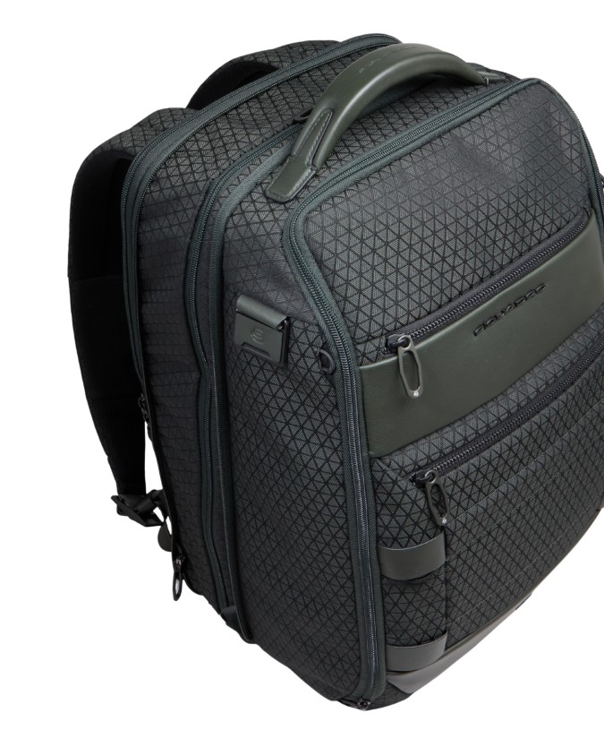 Piquadro - Modular Leather and Fabric...