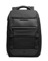 Piquadro - Modular Leather and Fabric Travel Backpack with 15.6" Laptop Compartment
