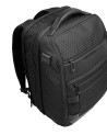 Piquadro - Modular Leather and Fabric Travel Backpack with 15.6" Laptop Compartment
