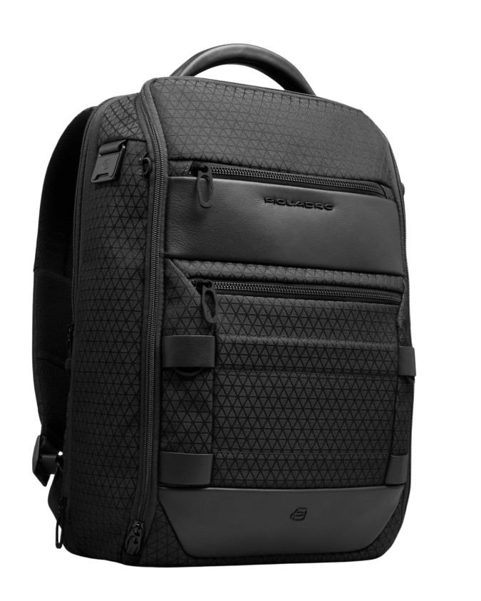 Piquadro - Modular Leather and Fabric...