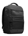 Piquadro - Modular Leather and Fabric Travel Backpack with 15.6" Laptop Compartment