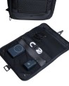 Piquadro - Modular Leather and Fabric Travel Backpack with 15.6" Laptop Compartment