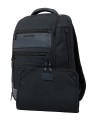 Piquadro - Modular Leather and Fabric Travel Backpack with 15.6" Laptop Compartment