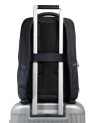 Piquadro - Modular Leather and Fabric Travel Backpack with 15.6" Laptop Compartment