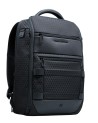 Piquadro - Modular Leather and Fabric Travel Backpack with 15.6" Laptop Compartment