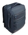 Piquadro - Modular Leather and Fabric Travel Backpack with 17.3" Laptop Compartment