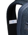 Piquadro - Modularer Reiserucksack aus Leder und Stoff mit Fach für einen 17,3-Zoll-Laptop
