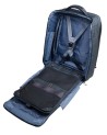 Piquadro - Modularer Reiserucksack aus Leder und Stoff mit Fach für einen 17,3-Zoll-Laptop