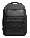 Piquadro - Modular Leather and Fabric Travel Backpack with 17.3" Laptop Compartment