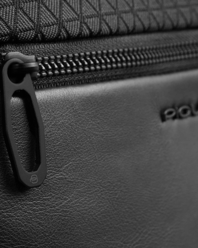 Piquadro - Modular Leather and Fabric...