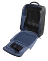Piquadro - Modular Leather and Fabric Travel Backpack with 17.3" Laptop Compartment