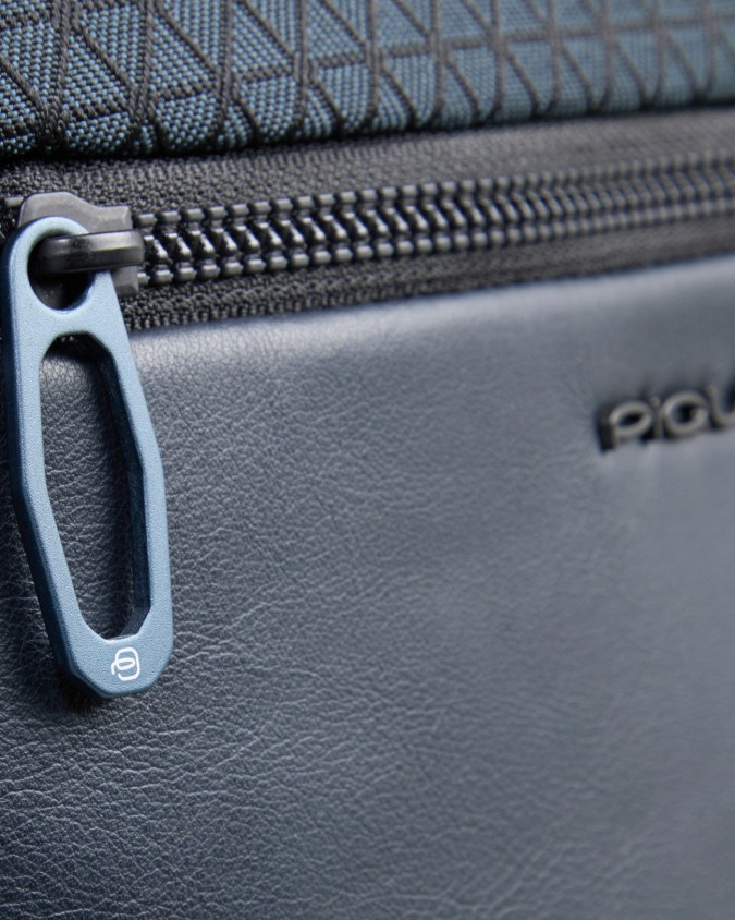 Piquadro - Modular Leather and Fabric...
