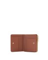 Alviero Martini Prima Classe - Small zip-fold wallet in Geo Classic embossed fabric