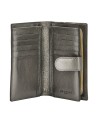 Nannini - Small women's wallet with an internal coin pocket, made of Wallis leather