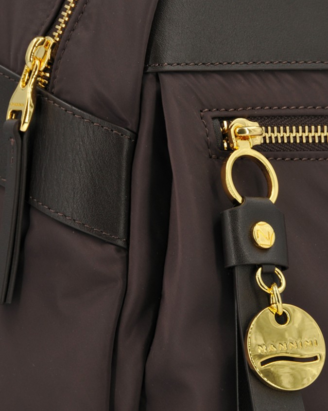 Nannini - Damenrucksack mit Fronttasche aus Nylon/Caracas