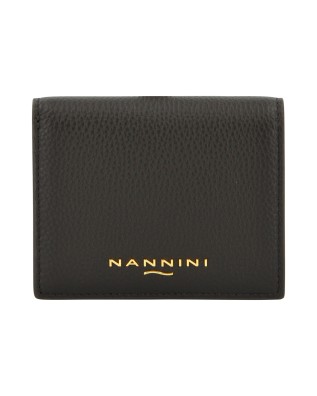 Nannini - Kleine Damenbrieftasche aus Leder mit Münzfach...