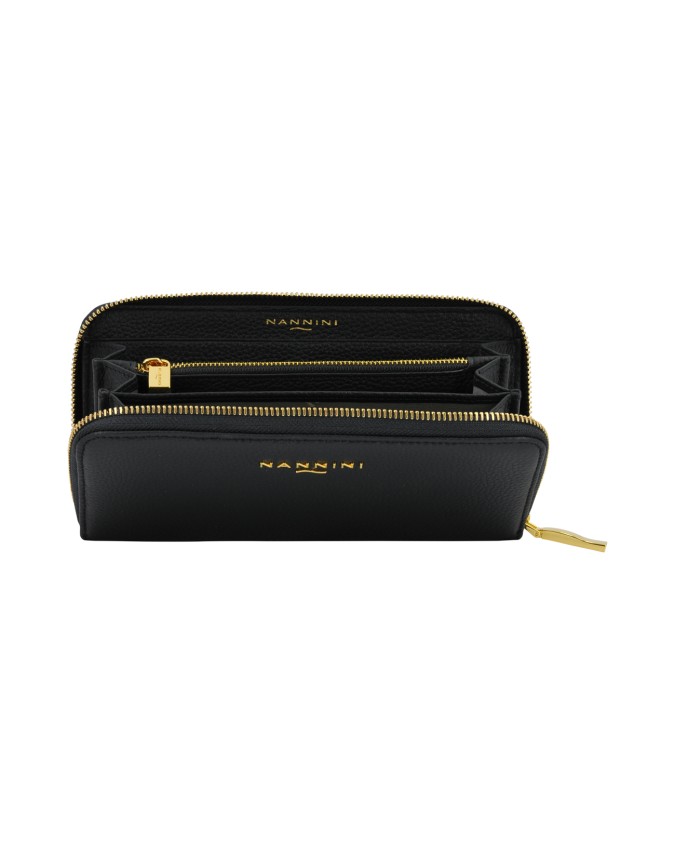  Nannini - Portafoglio donna zip around in pelle Revue