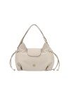  Ynot - Borsa a spalla hobo con patta in ecopelle Dafne