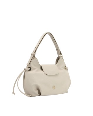  Ynot - Borsa a spalla hobo con patta in ecopelle Dafne 2