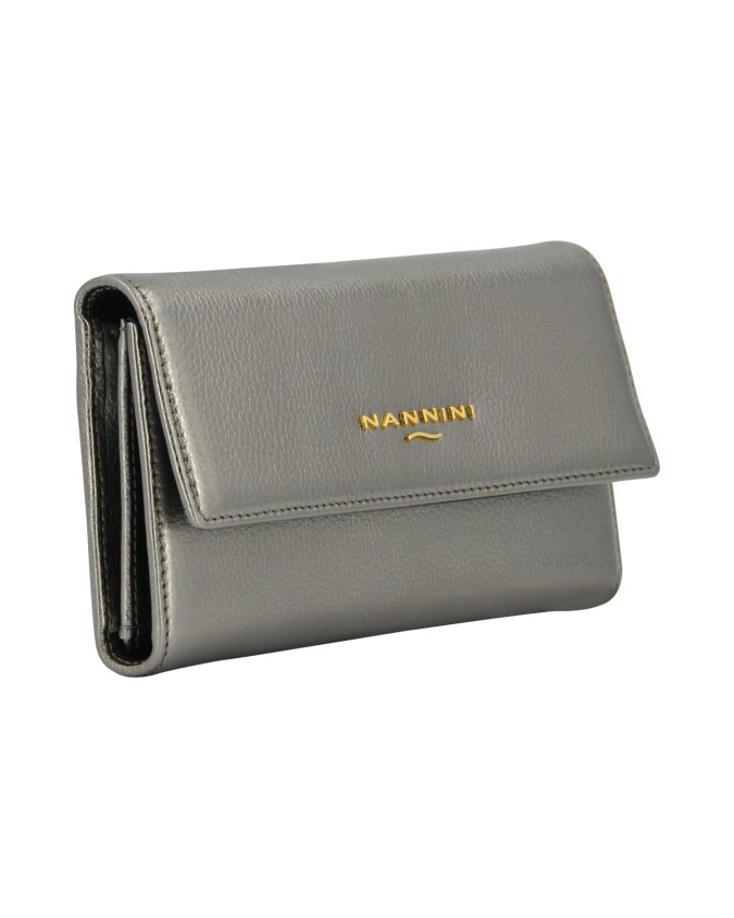  Nannini - Portafoglio con Patta in Pelle Wallis Lima