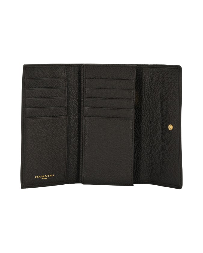  Nannini - Portafoglio con Patta in Pelle Wallis Lima