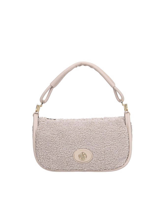  Ynot - Borsa a spalla hobo piccola in eco pelliccia Dreaming