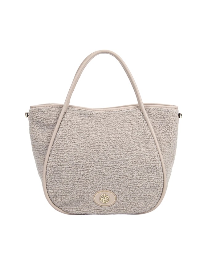 Ynot - Borsa tote bag grande in eco pelliccia Dreaming