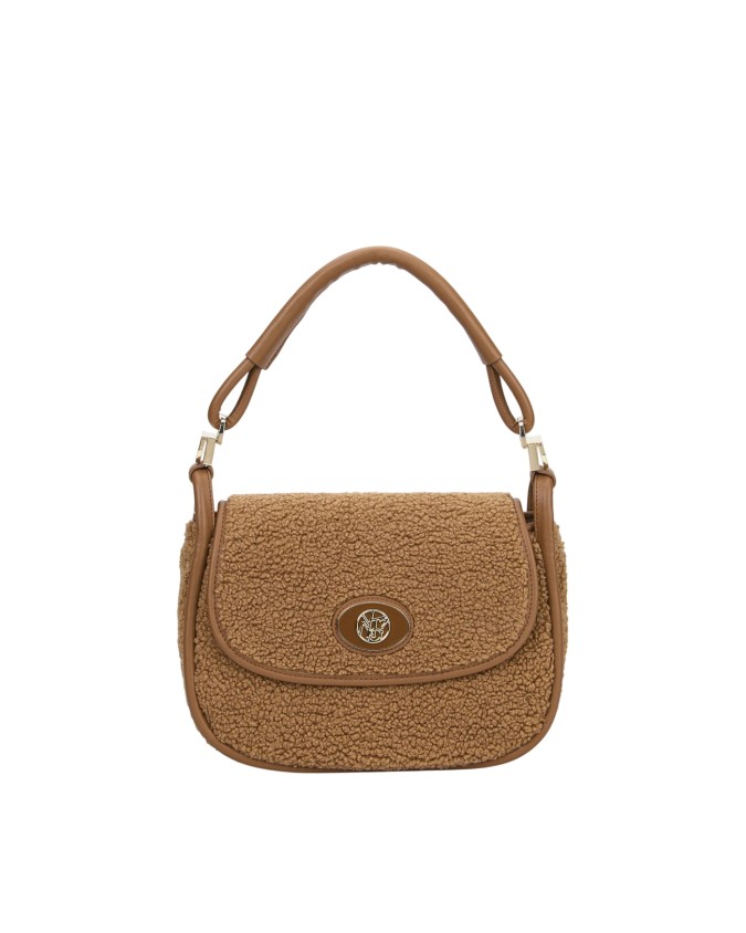  Ynot - Borsa postina con patta in eco pelliccia Dreaming