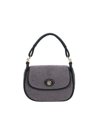  Ynot - Borsa postina con patta in eco pelliccia Dreaming