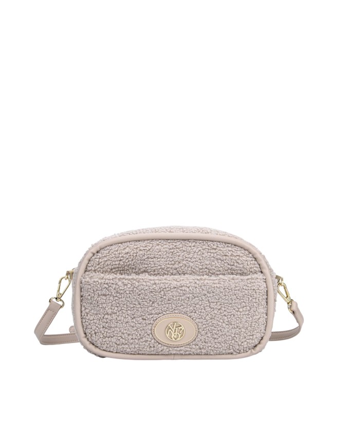  Ynot - Borsa a tracolla camera bag in eco pelliccia Dreaming