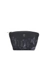 Ynot - Large Grundge Beauty Case in Fabric and Faux Leather