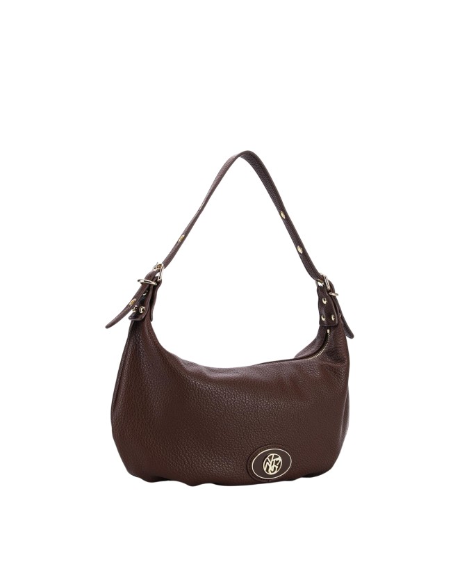  Ynot - Borsa a spalla in ecopelle con manico singolo Happy