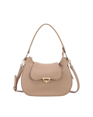  Ynot - Borsa a spalla Hobo in ecopelle con patta tracolla